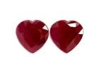 Get Beautiful Natural Ruby Stone Heart Pair Today