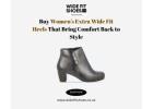 Buy Women's Extra Wide Fit Heels That Bring Comfort Back to Style