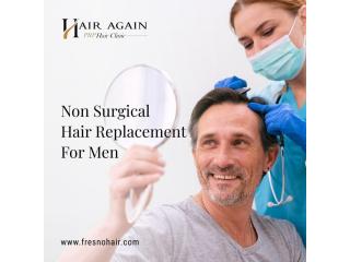 Non Surgical Hair Replacement For Men in Fresno, CA