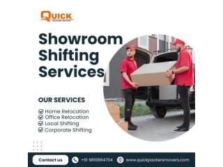 Professional Showroom Shifting Services by Quick Packers Movers