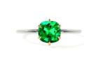 Order Emerald Stone Rings – Cushion Cut Emerald Ring 0.70cts Deal