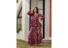Draksha Wine Printed Premium Cotton Co-ord Set