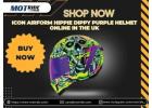 SHOP NOW ICON AIRFORM HIPPIE DIPPY PURPLE HELMET ONLINE IN THE UK