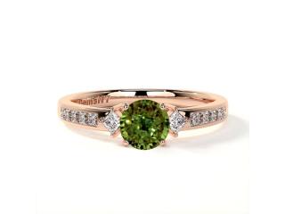 Custom Natural Alexandrite Engagement Rings