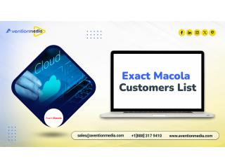 Secure a targeted Exact Macola Customers List business contacts