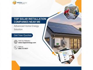 Top Solar Installation Companies Near Me