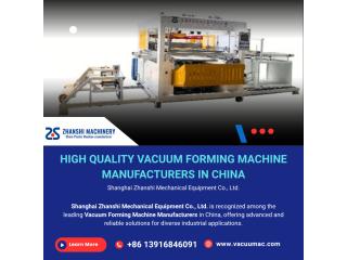 Vacuum Forming Machine Manufacturers in China - Shanghai Zhanshi