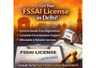 Expert FSSAI License in Delhi Services for Food Businesses