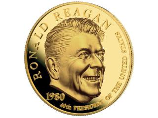 Ronald Reagan Gold Coin 24k | Shoprnc.com