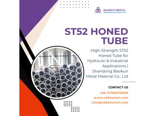 High-Strength ST52 Honed Tube for Hydraulic & Industrial Applications | Shandong Baokun Metal