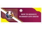 Expert advice through married life issue astrology