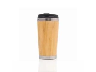 Bamboo Mugs With Flip Lid
