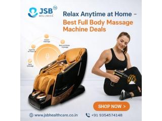 Buy Full Body Massage Machine for Home Use – Best Relaxation & Pain Relief Solution