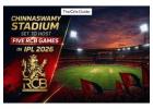 Chinnaswamy Stadium Set to Host Five Rcb Games in IPL
