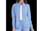 Comfortable Medical Scrub Jacket — Premium Style by D. Luxe Scrubs
