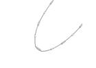 Shop 18 Karat White Gold Chain for Spring Season – Diamond Barrel Necklace