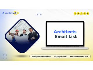 Secure a high‑quality Architects Email List contact database