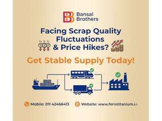 Facing Scrap Quality Fluctuations & Price Hikes? Get Stable Supply Today