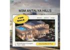 M3M Antalya Hills Located in SPR Road Sector 79 Advantage