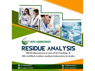 Residue Analysis Services – Accurate, Reliable & Certified Testing
