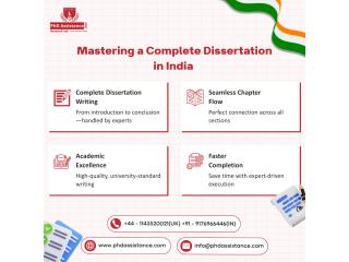 Professional PhD Complete Dissertation Writing Help in India
