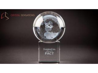 Premium Engraved Crystal Awards for Business Honors