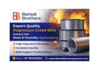 Export-Quality Magnesium Cored Wire in Bulk for Steel & Foundry Applications