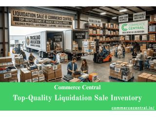 Top-Quality Liquidation Sale Inventory | Commerce Central