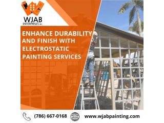 Enhance durability and finish with electrostatic painting services