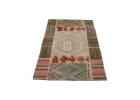 3x5 Vintage Kilim Patchwork Persian Area Rug - 109192