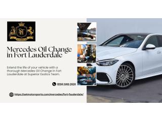 Complete Mercedes Oil Change in Fort Lauderdale for Long-Lasting Performance