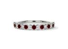 Shop Now Ruby Wedding Band Premium Ruby Diamond Band