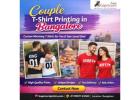 Couple T‑Shirt Printing in Bangalore