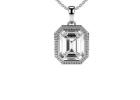 Buy Lab Grown Diamond Necklace Elegant 2cts Diamond Pendant
