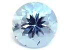 Natural Aquamarine Stone 1.43ct Round AAA Quality Gem