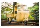 Ape Bajaj Pickup Cream Classic Piaggio Ape 150cc