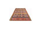 6x15 Old Orange Blue Persian Kilim Runner Rug in Dallas