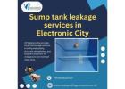 Sump tank leakage services in Electronic City Bangalore