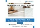 Calacatta Gold Quartz Worktop | +44 020 83685555 | DialAWorkTop