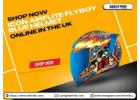Shop Now Icon Airflite Flyboy Blue Helmet Online in the Uk