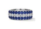 Get Sapphire Wedding Rings Luxury Sapphire Diamond Band