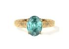 Rare Oval Shape Natural Paraiba Tourmaline Rings in GIA-Certified Jewelry