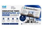 Hindustan TIMES Newspaper Ad Agency in Lucknow