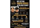 Not getting proper service after hair fixing? 