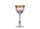 Jessie Crystal Cognac Glasses with Gold Detailing Set
