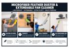 Micro Fiber Duster Bendable & Extendable Fan Cleaner with 100inch