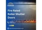 Best Fire Rated Roller Shutter Doors in India | Horizon Automatic Doors