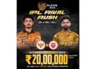 Playinrace Exclusive: May 6 SRH vs PBKS Rival Rush Offer! 
