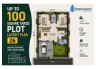 Space-Efficient 100 Square Yards Plot Layout for Families