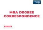 MBA Degree Correspondence — A Recognised Path to Management Education in India